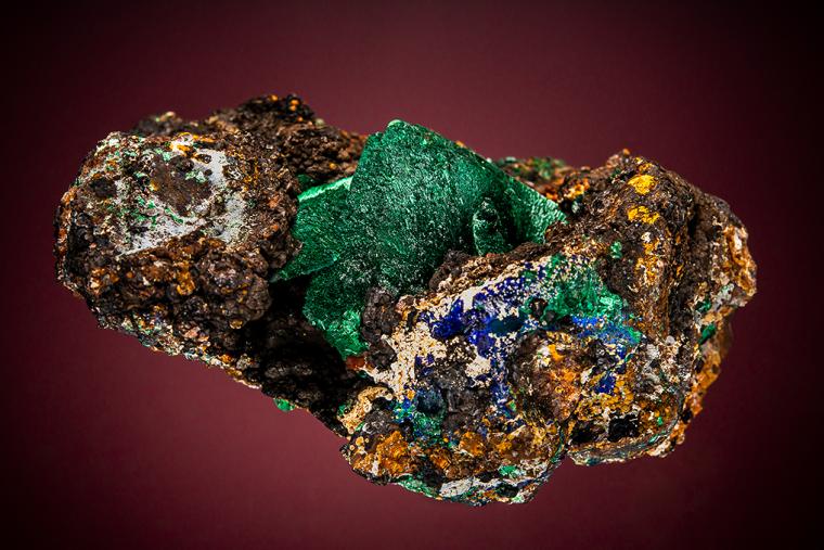 MALACHITE after AZURITE